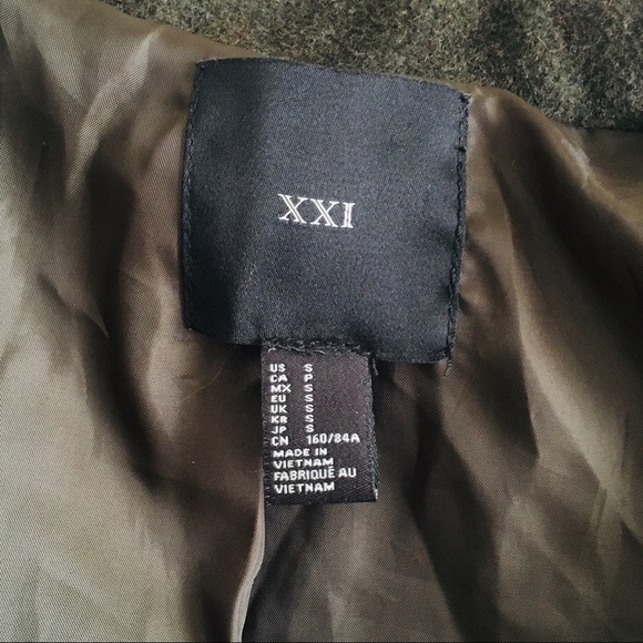 Dark Grey Wool Trench Coat - Picture 7 of 7